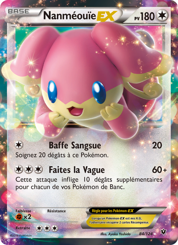 Nanméouïe EX 84 — Fates Collide (French Pokémon TCG card)