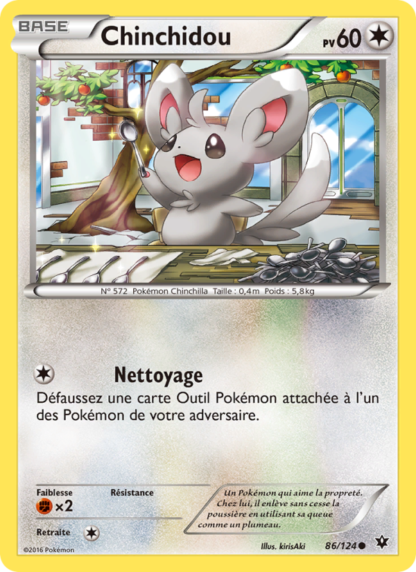 Chinchidou 86 — Fates Collide (French Pokémon TCG card)