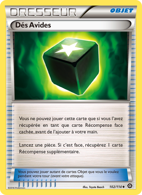 Dés Avides 102 — Steam Siege (French Pokémon TCG card)