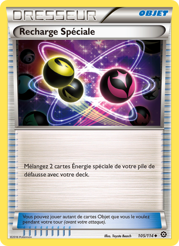 Recharge Spéciale 105 — Steam Siege (French Pokémon TCG card)