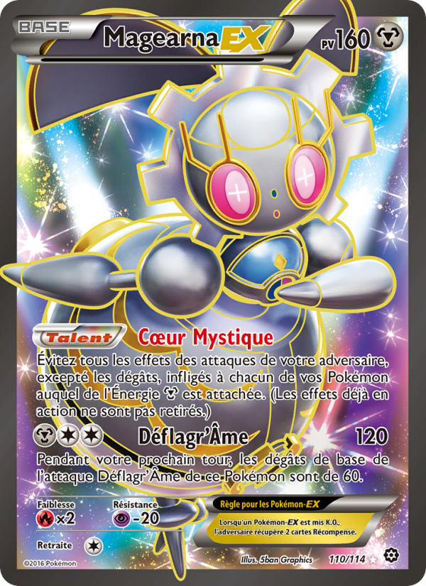 Magearna EX 110 — Steam Siege (French Pokémon TCG card)