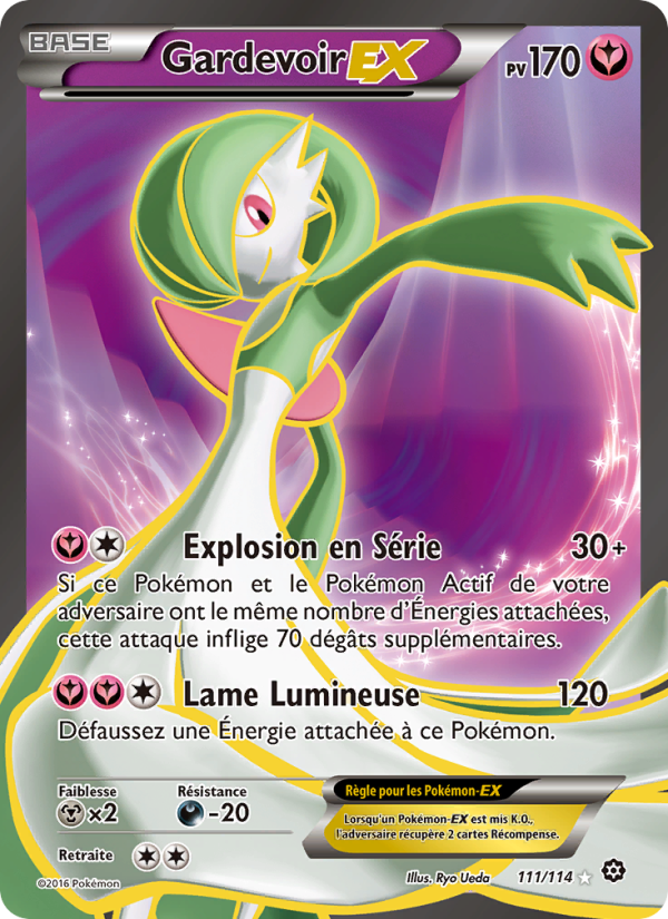 Gardevoir EX 111 — Steam Siege (French Pokémon TCG card)