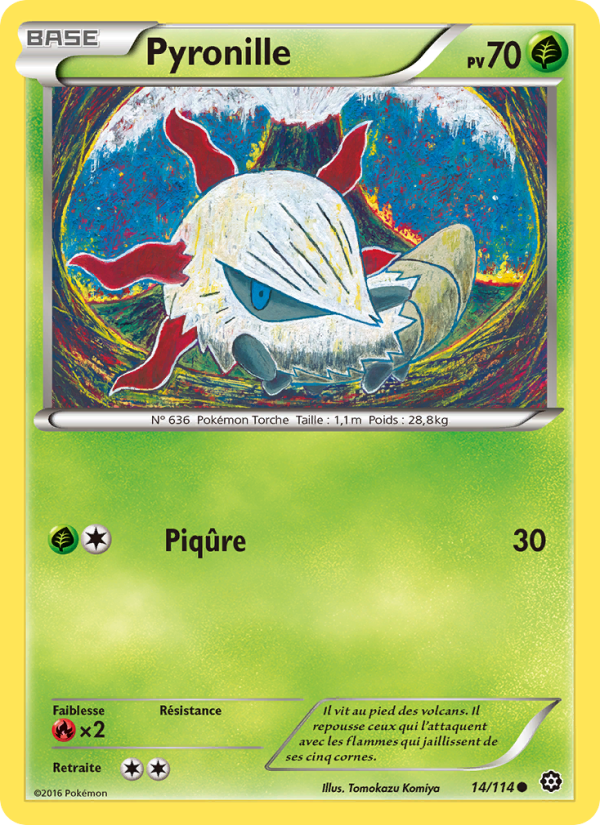 Pyronille 14 — Steam Siege (French Pokémon TCG card)