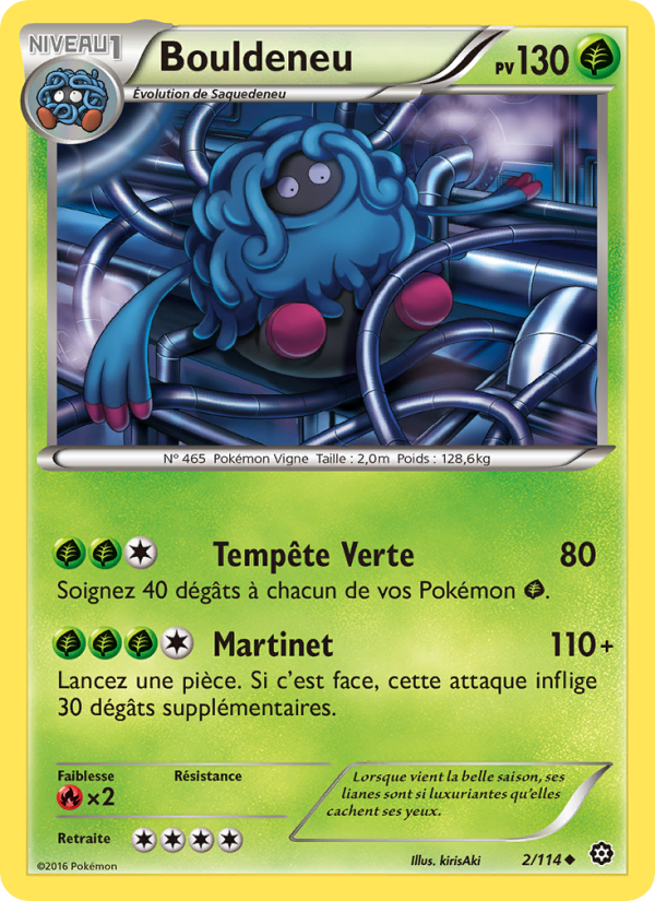 Bouldeneu 2 — Steam Siege (French Pokémon TCG card)