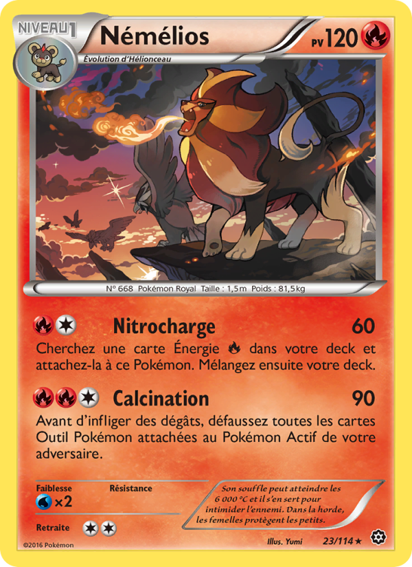 Némélios 23 — Steam Siege (French Pokémon TCG card)
