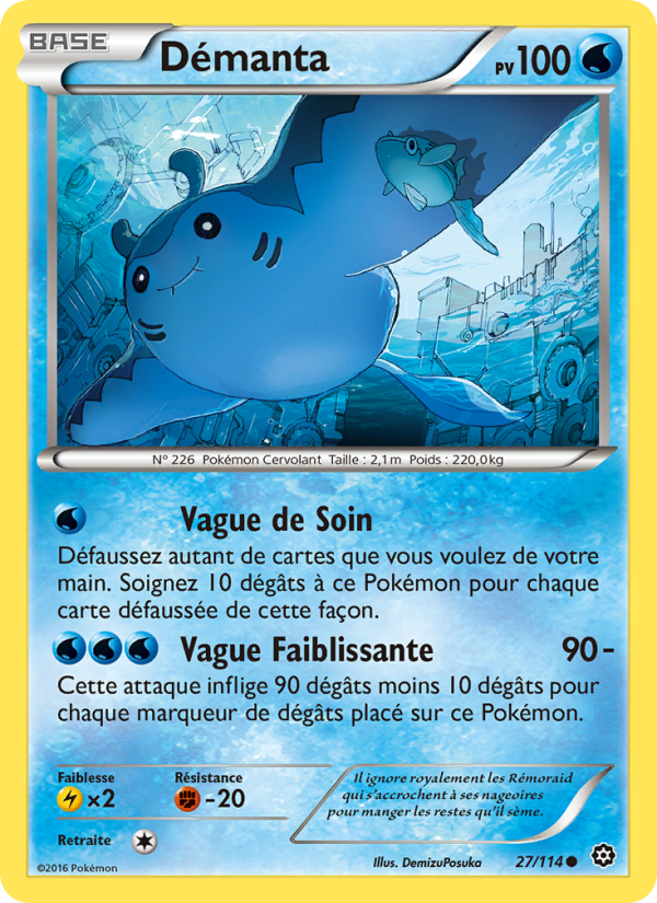 Démanta 27 — Steam Siege (French Pokémon TCG card)