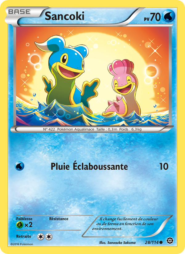 Sancoki 28 — Steam Siege (French Pokémon TCG card)