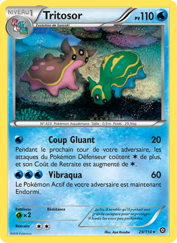 Tritosor 29 — Steam Siege (French Pokémon TCG card)