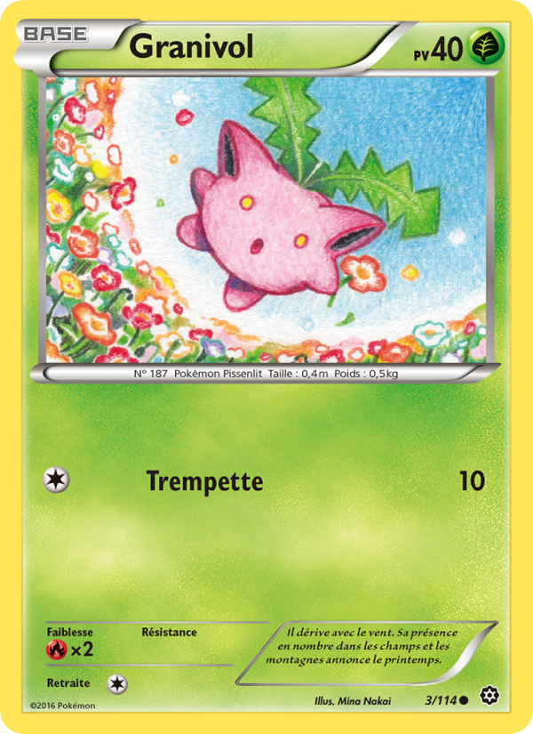 Granivol 3 — Steam Siege (French Pokémon TCG card)