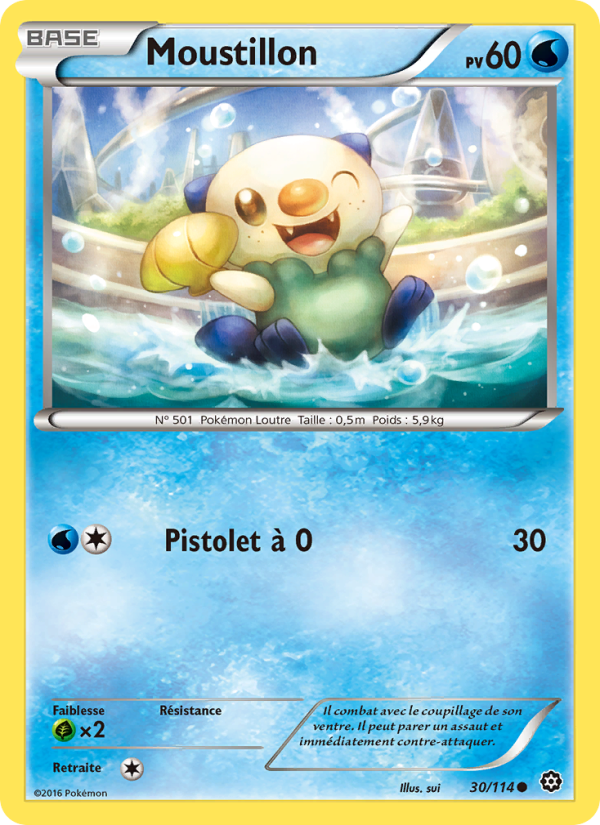 Moustillon 30 — Steam Siege (French Pokémon TCG card)