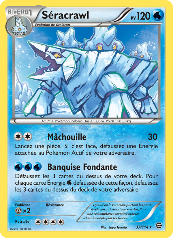 Séracrawl 37 — Steam Siege (French Pokémon TCG card)