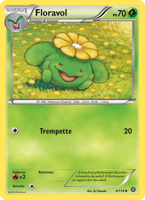 Floravol 4 — Steam Siege (French Pokémon TCG card)