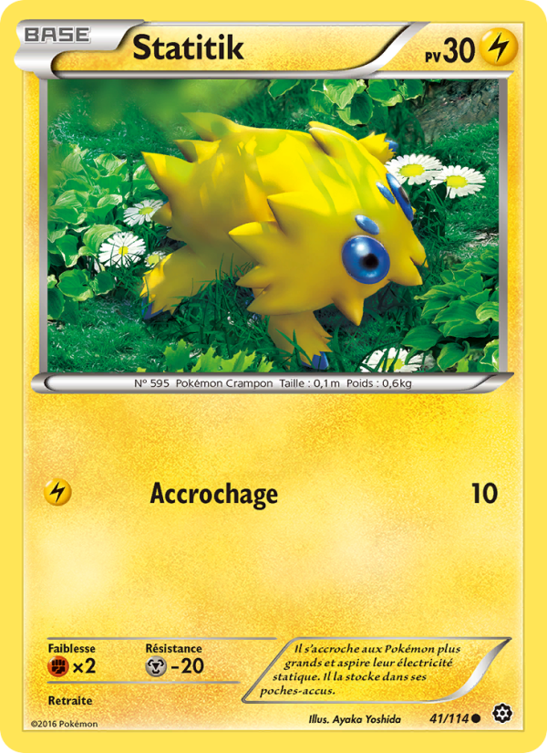Statitik 41 — Steam Siege (French Pokémon TCG card)