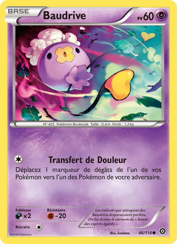 Baudrive 46 — Steam Siege (French Pokémon TCG card)