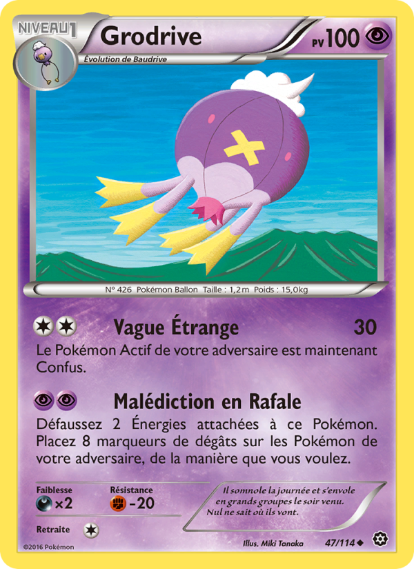 Grodrive 47 — Steam Siege (French Pokémon TCG card)