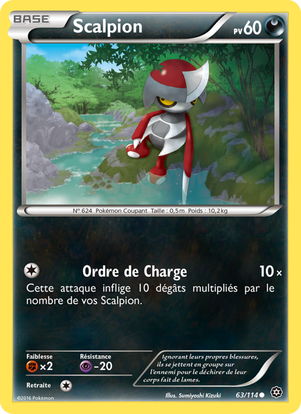 Scalpion 63 — Steam Siege (French Pokémon TCG card)