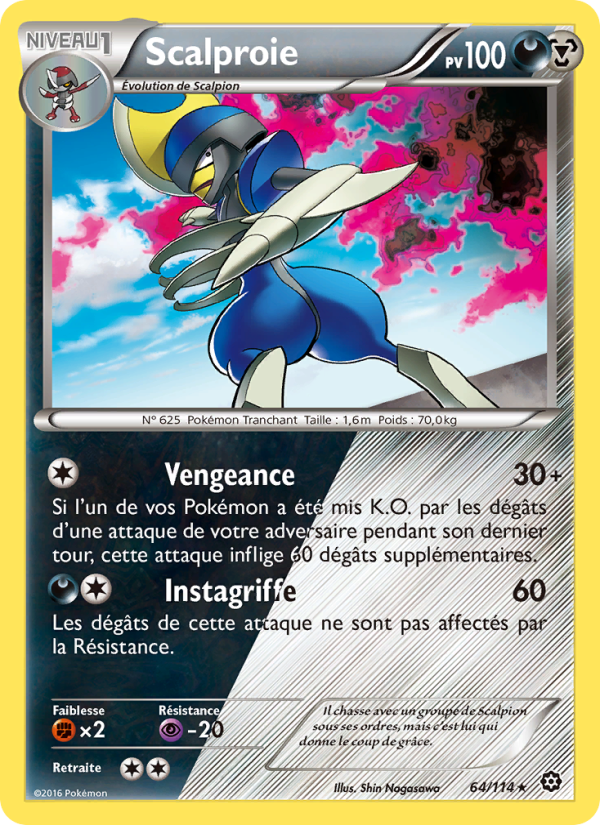 Scalproie 64 — Steam Siege (French Pokémon TCG card)