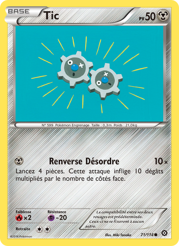 Tic 71 — Steam Siege (French Pokémon TCG card)