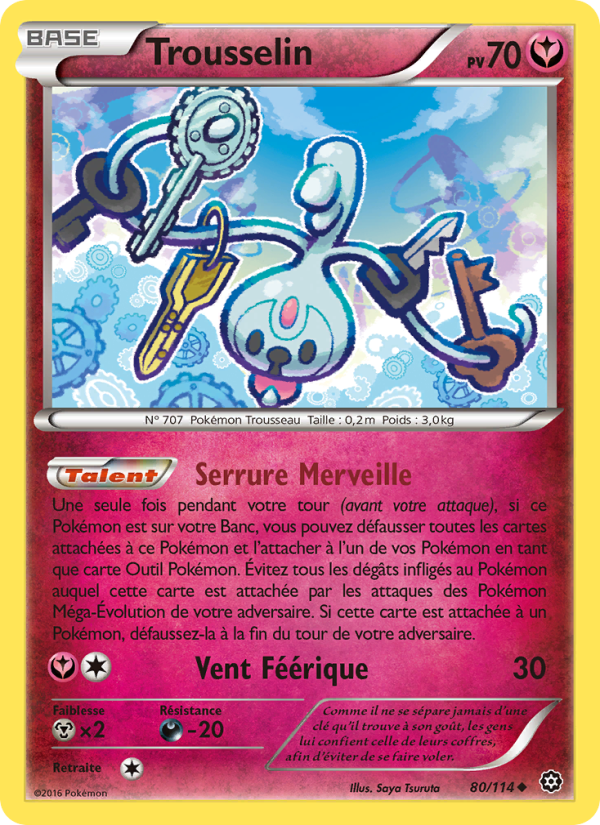 Trousselin 80 — Steam Siege (French Pokémon TCG card)