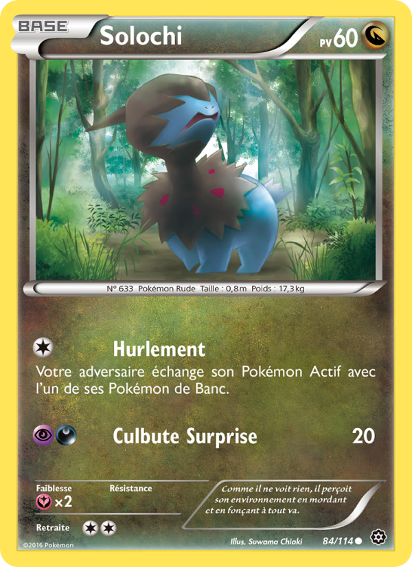 Solochi 84 — Steam Siege (French Pokémon TCG card)