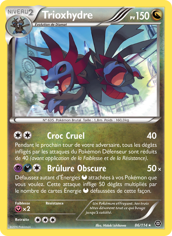 Trioxhydre 86 — Steam Siege (French Pokémon TCG card)