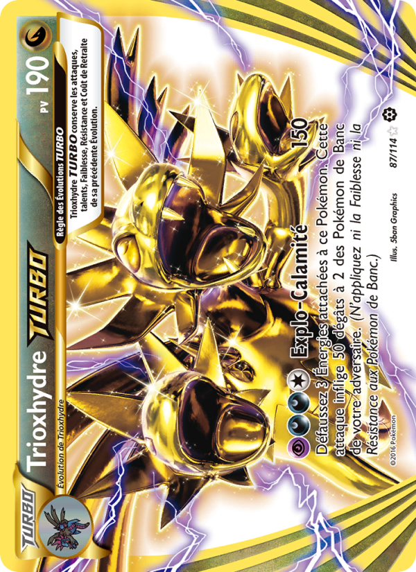 Trioxhydre TURBO 87 — Steam Siege (French Pokémon TCG card)