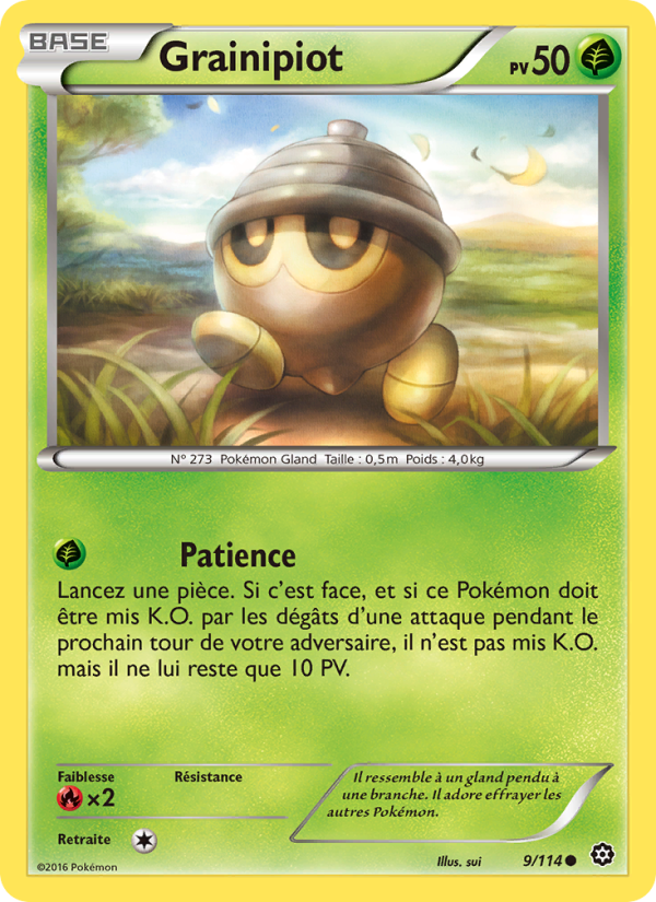Grainipiot 9 — Steam Siege (French Pokémon TCG card)