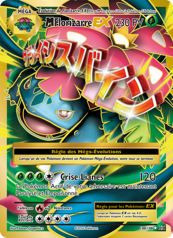 M-Florizarre EX 100 — Evolutions (French Pokémon TCG card)