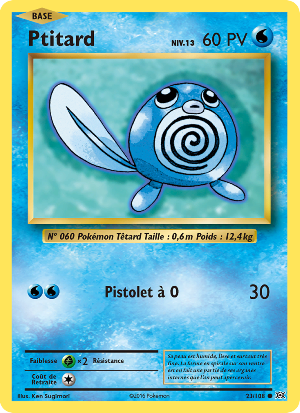 Ptitard 23 — Evolutions (French Pokémon TCG card)