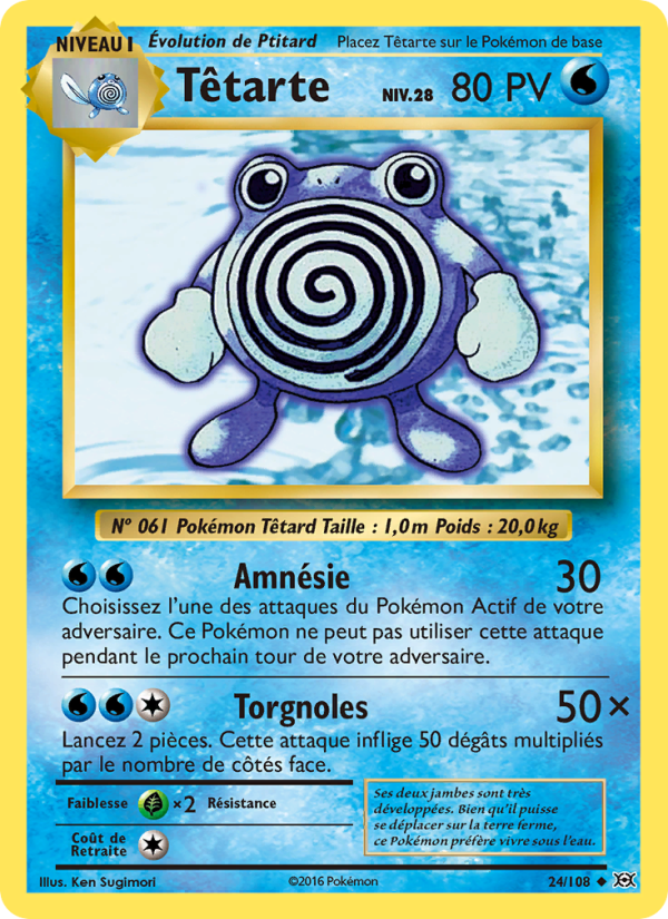 Têtarte 24 — Evolutions (French Pokémon TCG card)