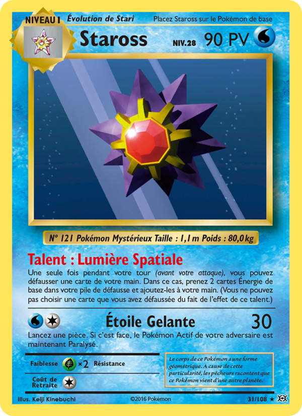 Staross 31 — Evolutions (French Pokémon TCG card)