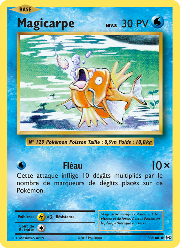 Magicarpe 33 — Evolutions (French Pokémon TCG card)