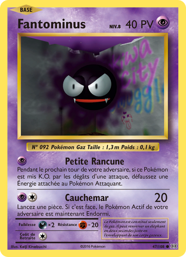 Fantominus 47 — Evolutions (French Pokémon TCG card)