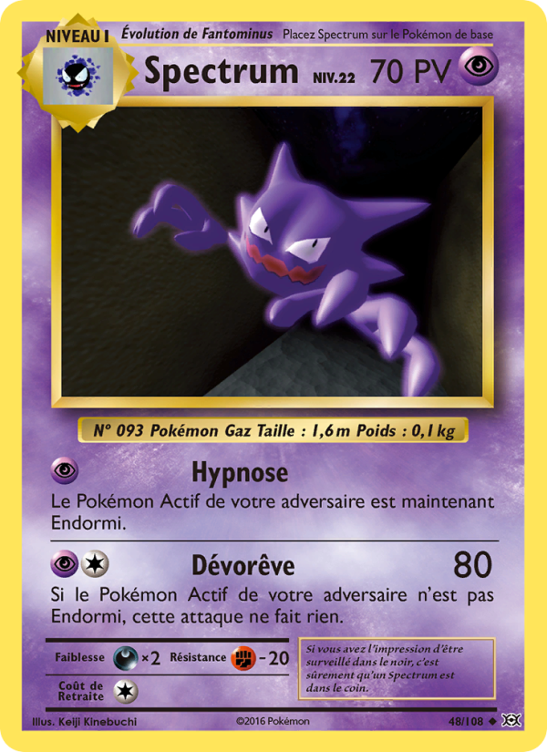 Spectrum 48 — Evolutions (French Pokémon TCG card)