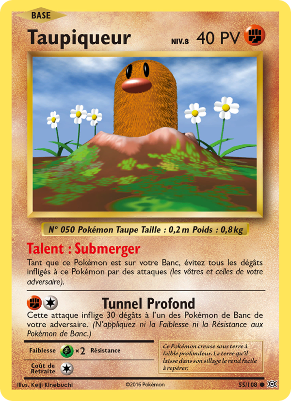 Taupiqueur 55 — Evolutions (French Pokémon TCG card)