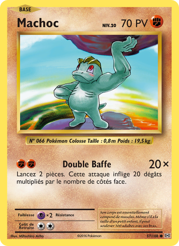 Machoc 57 — Evolutions (French Pokémon TCG card)