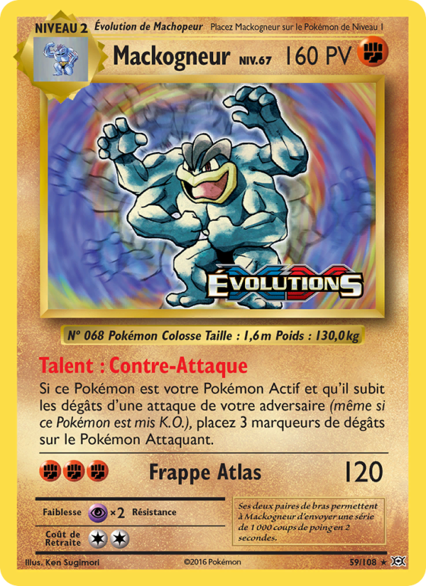 Mackogneur 59 — Evolutions (French Pokémon TCG card)