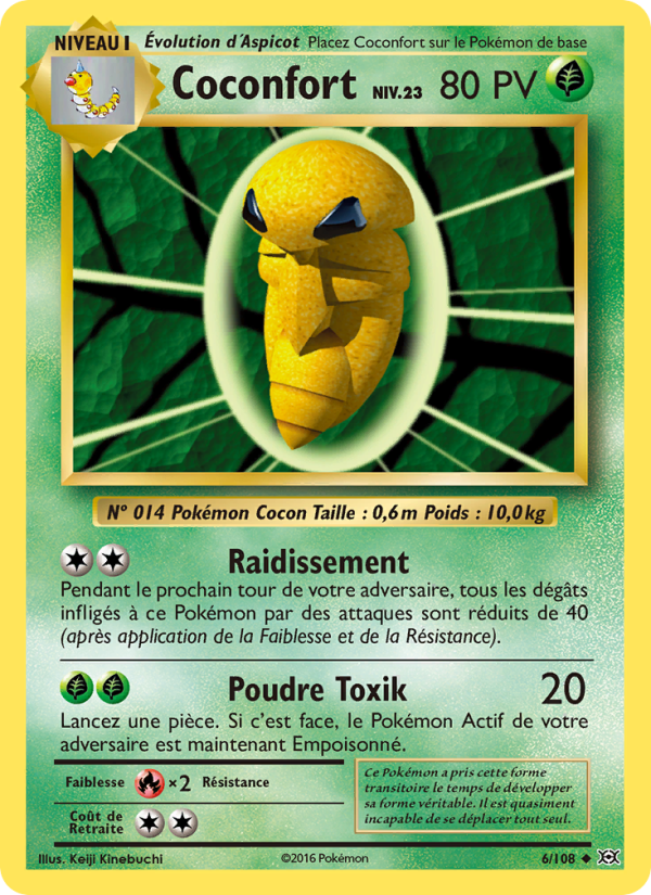 Coconfort 6 — Evolutions (French Pokémon TCG card)