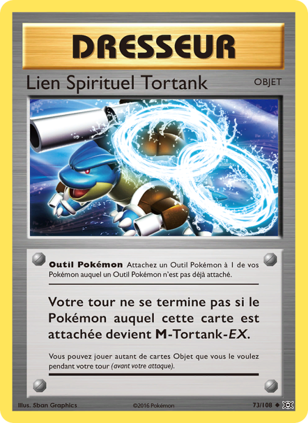 Lien Spirituel Tortank 73 — Evolutions (French Pokémon TCG card)
