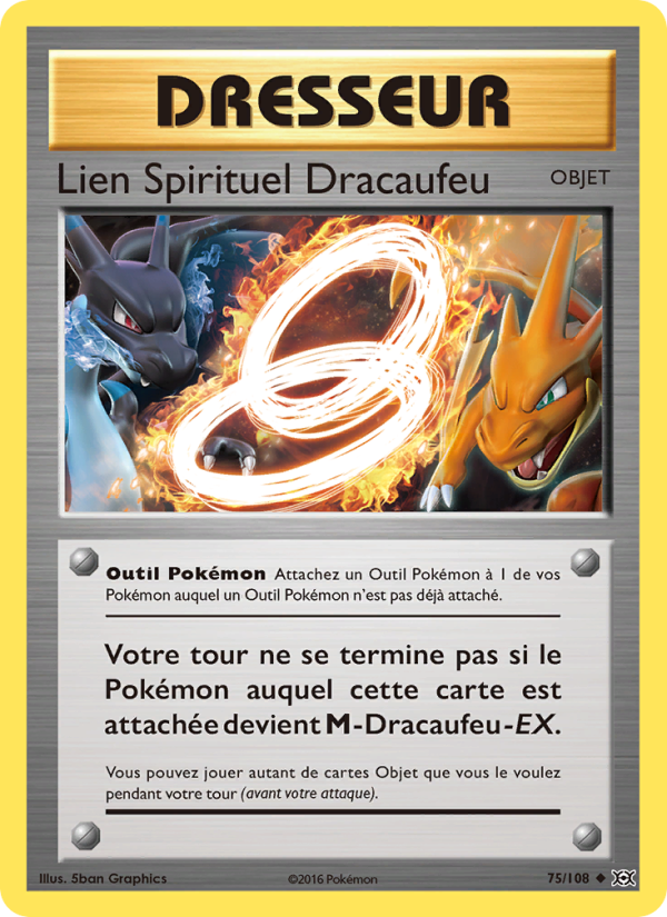 Lien Spirituel Dracaufeu 75 — Evolutions (French Pokémon TCG card)