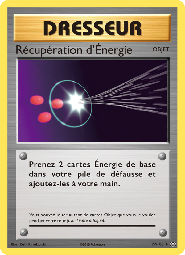 Récupération d'Énergie 77 — Evolutions (French Pokémon TCG card)