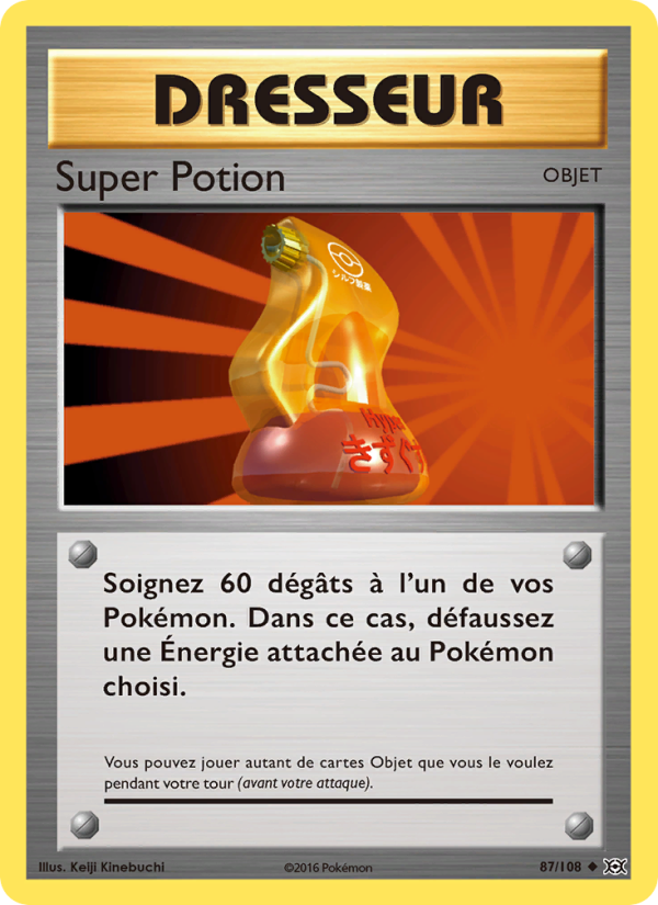 Super Potion 87 — Evolutions (French Pokémon TCG card)