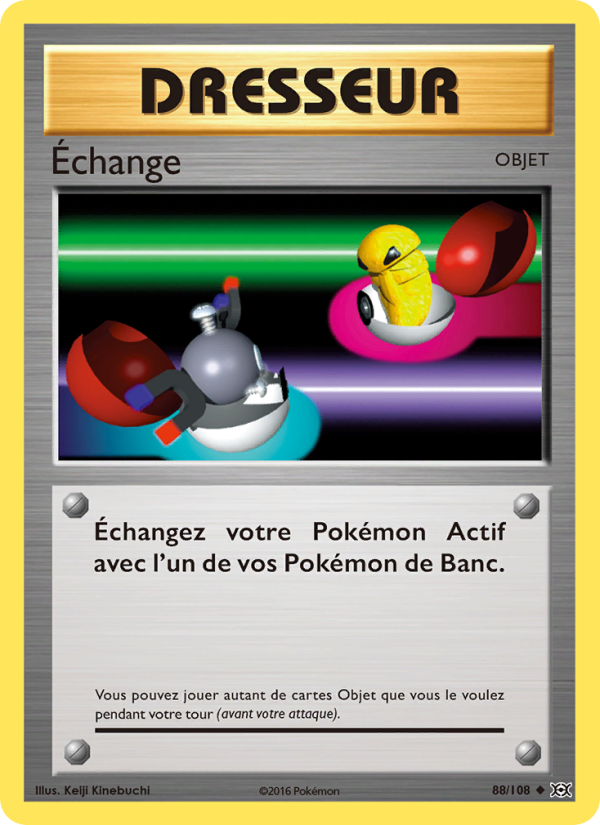 Échange 88 — Evolutions (French Pokémon TCG card)
