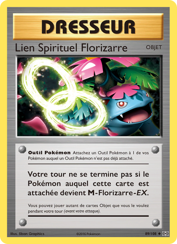 Lien Spirituel Florizarre 89 — Evolutions (French Pokémon TCG card)