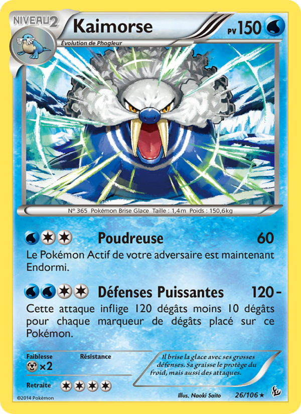 Kaimorse 26 — Flashfire (French Pokémon TCG card)