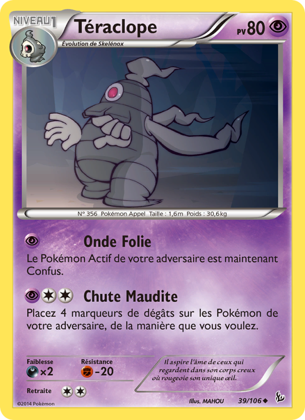 Téraclope 39 — Flashfire (French Pokémon TCG card)