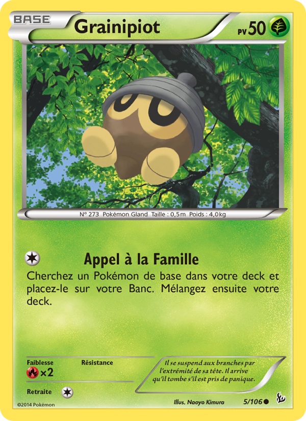 Grainipiot 5 — Flashfire (French Pokémon TCG card)