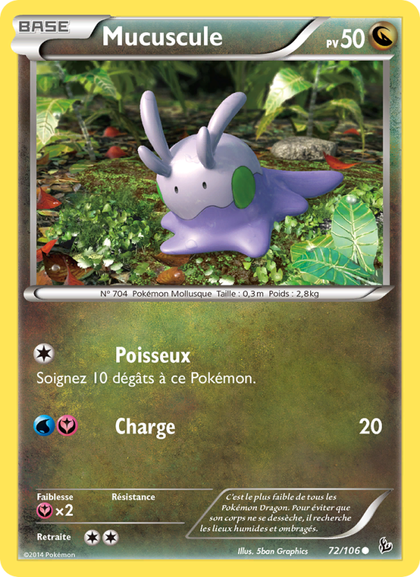 Mucuscule 72 — Flashfire (French Pokémon TCG card)