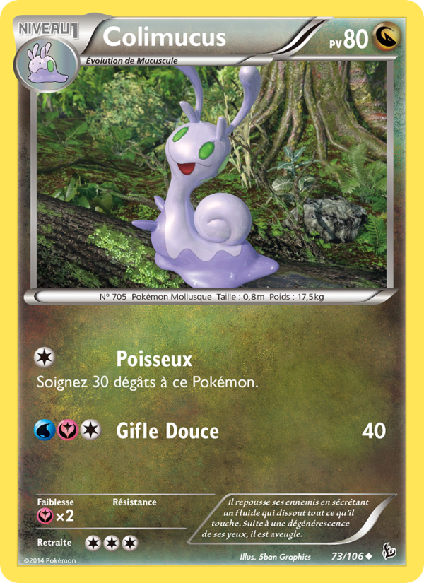 Colimucus 73 — Flashfire (French Pokémon TCG card)