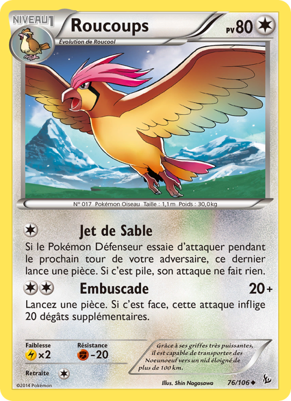 Roucoups 76 — Flashfire (French Pokémon TCG card)